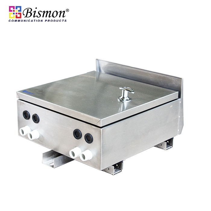 Wall Mount Outdoor Fiber optic 48-72 Core Stainless Steel